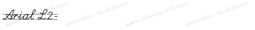 Arial L2字体转换